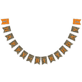 Camo Hertenjacht Buck Mannen Vlaggetjes