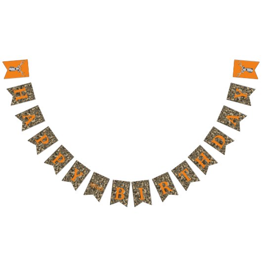 Camo Hertenjacht Buck Mannen Vlaggetjes (Alle)