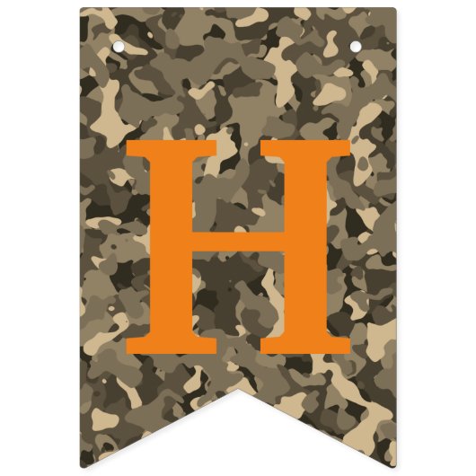 Camo Hertenjacht Buck Mannen Vlaggetjes (Tweede vlag)