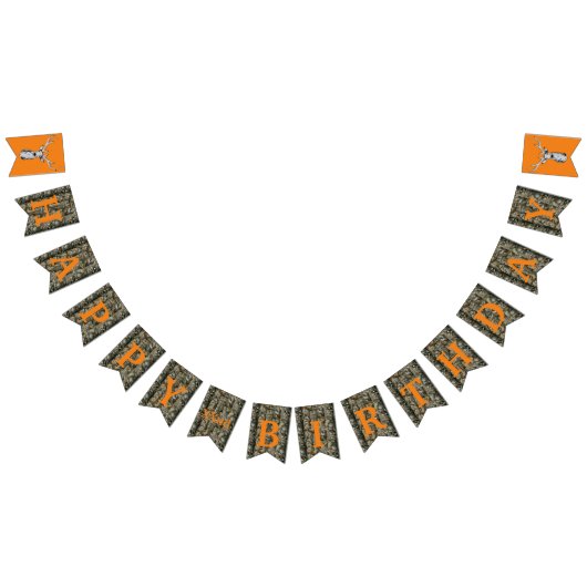 Camo Hertenjacht Buck Mannen Vlaggetjes (Alle)