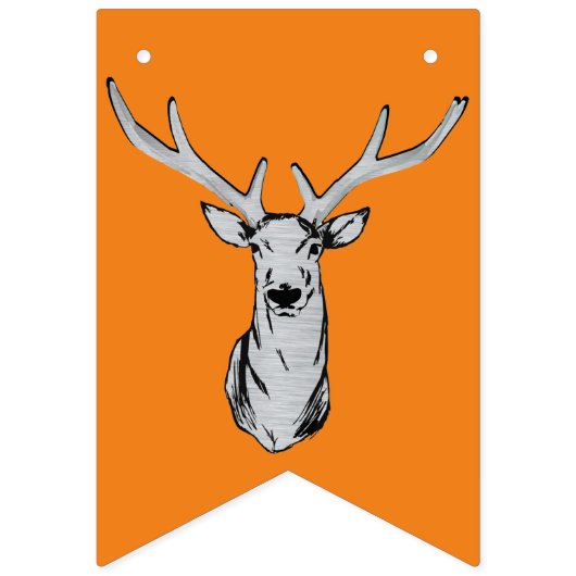 Camo Hertenjacht Buck Mannen Vlaggetjes (Eerste vlag)