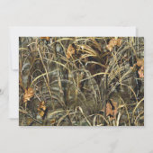 Camo, het is een jongen! - Uitnodiging tot Baby sh (Achterkant)