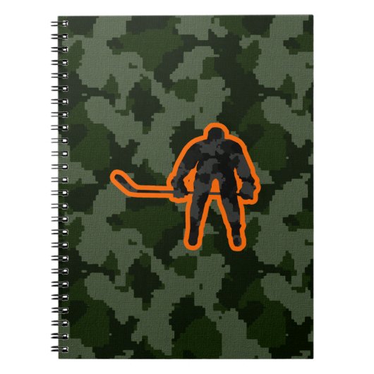 Camo Hockey Notitieboek (Voorkant)