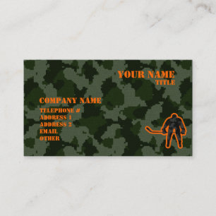 Camo Hockey Visitekaartje