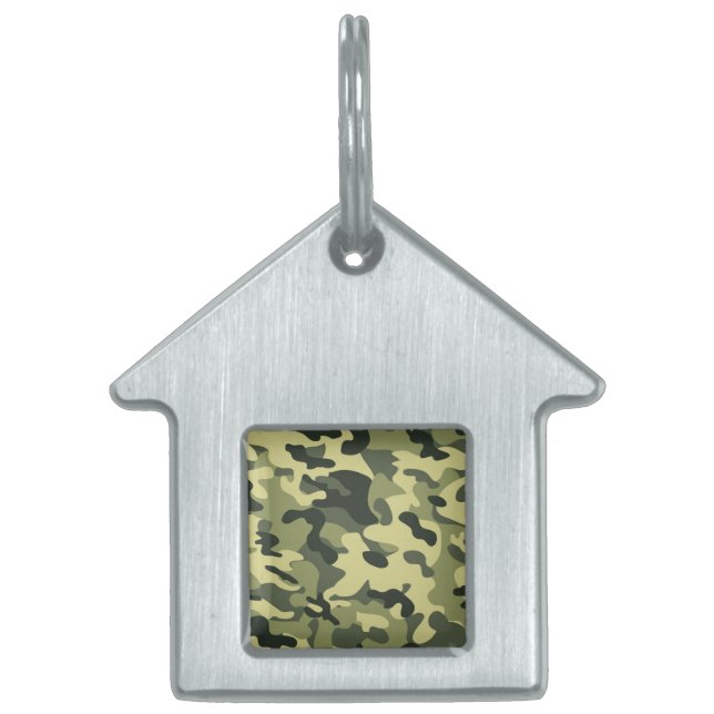 Camo Huisdieren Naamplaatje (Voorkant)