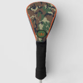 Camo Hunter Monogram Golf Head Hoesje personaliser Golfheadcover (Voorkant)