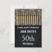Camo Hunting AmBirthday Party Mannen Invitations Kaart (Voorkant)