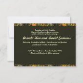 Camo Hunting Elegant Wedding Invitation Kaart (Achterkant)