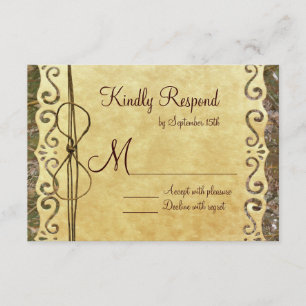 Camo Hunting  Paper Wedding RSVP-kaarten RSVP Kaartje