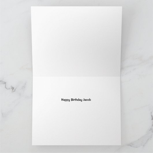 Camo Hunting Pattern Birthday Card Kaart (Binnen)