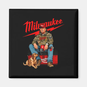 Camo Hunting Seizoen Hand Drill Hond Hunt Magneet