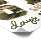 Camo I Survived 67 Six Seven Days Of School Teache Poster (Hoek)