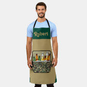 Camo Ice Chest met bier op maat Schort (Gedragen)