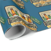 Camo Ice Chest met bierkerst Cadeaupapier (Rol Hoek)