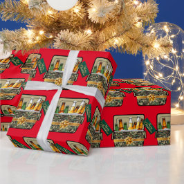 Camo Ice Chest met bierkerst Cadeaupapier
