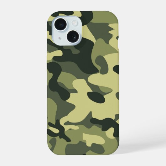 Camo iPhone 15 Case (Achterkant)