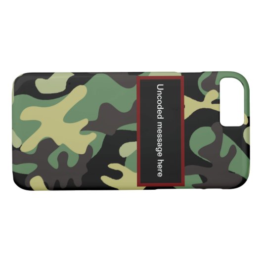 Camo iPhone/iPad-draagtas Case-Mate iPhone Case (Achterkant (Horizontaal))