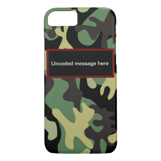 Camo iPhone/iPad-draagtas Case-Mate iPhone Case (Achterkant)