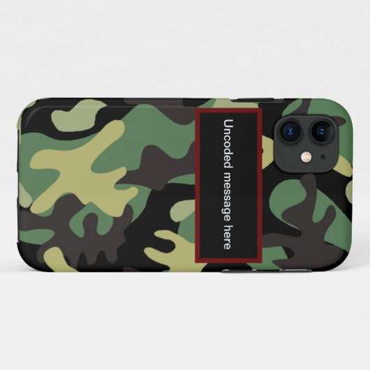 Camo iPhone/iPad-draagtas Case-Mate iPhone Case (Achterkant (horizontaal))