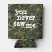 Camo je bier! blikjeskoeler (Voorkant)