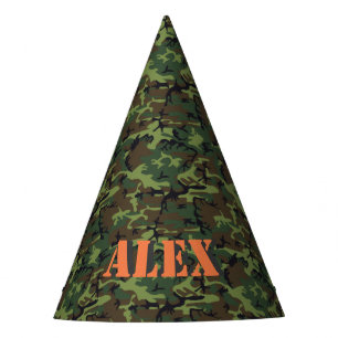 Camo je feestje! feesthoedjes