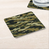 Camo Kartonnen Onderzetters (Schuin)