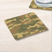 Camo Kartonnen Onderzetters (Schuin)