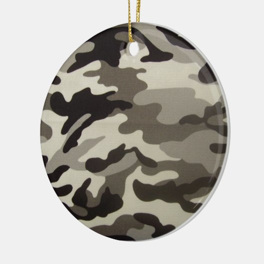 Camo Keramisch Ornament (Links)