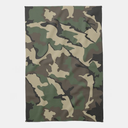 Camo, keukenhanddoek (Verticaal)