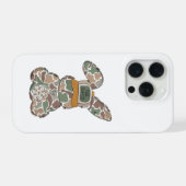 Camo Konijn Ontwerp  | Paasei Jager CASE iPhone Hoesje (Achterkant horizontaal)