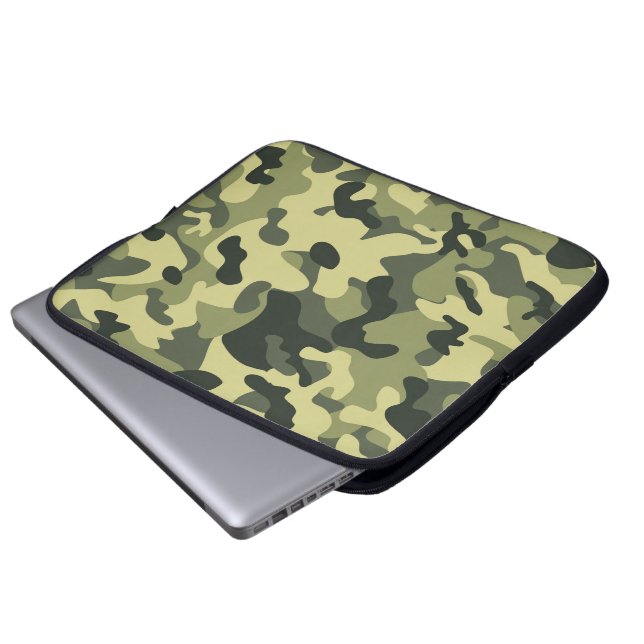Camo Laptop Sleeve (Voorkant onderkant)