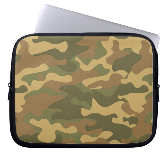Camo Laptop Sleeve (Voorkant)