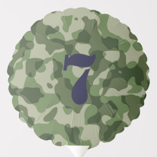 Camo leger militaire verjaardagsfeestje ballon