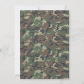 Camo Leger Verjaardag Kaart (Achterkant)