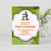 camo legers man jaagt volwassen jongen twijfelt ve kaart (Staand voorkant)