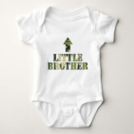Camo LITTLE Brother shirt / geweldig baby shower i