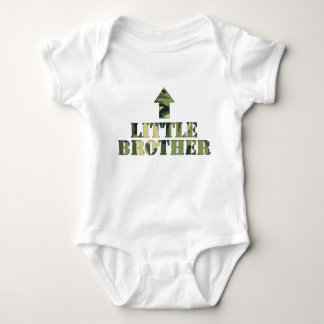 Camo LITTLE Brother shirt / geweldig baby shower i