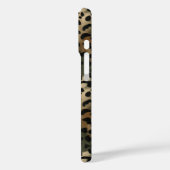 Camo Luipaardprint met Monogram Case-Mate iPhone Case (Achterkant / Links)