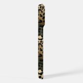 Camo Luipaardprint Monogram iPhone Hoesje (Rechterkant)