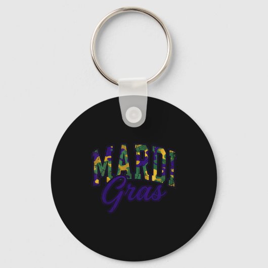 Camo Mardi Gras Jachthert Sleutelhanger (Voorkant)