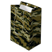 Camo Medium Cadeauzakje (Achterkant Gekanteld)