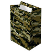 Camo Medium Cadeauzakje (Voorkant Gekanteld)
