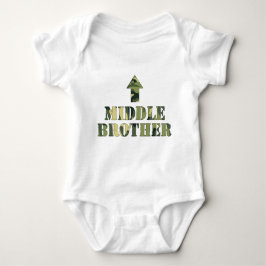 Camo Middle Brother shirt / geweldig baby shower i