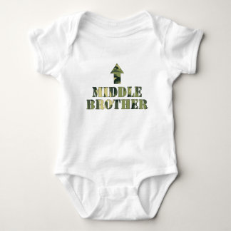 Camo Middle Brother shirt / geweldig baby shower i