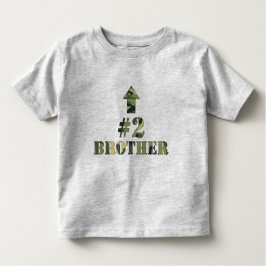 Camo Middle Brother shirt / Ik ben de #2 broeder