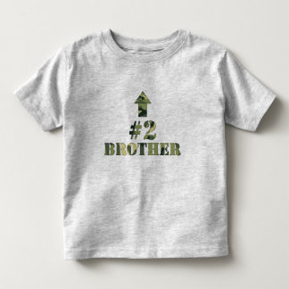 Camo Middle Brother shirt / Ik ben de #2 broeder