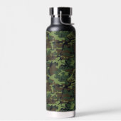 Camo Militair Camouflage Patroon Gepersonaliseerd Waterfles (Links)