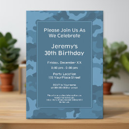 Camo Militair Thema Verjaardagsfeest Kaart