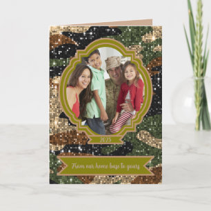 Camo Militaire Kleuren Fotovakantie Kaart