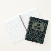 Camo Military Top Secret Notitieboek (Binnen)
